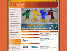 Tablet Screenshot of obmep2009.obmep.org.br