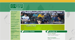 Desktop Screenshot of obmep2010.obmep.org.br